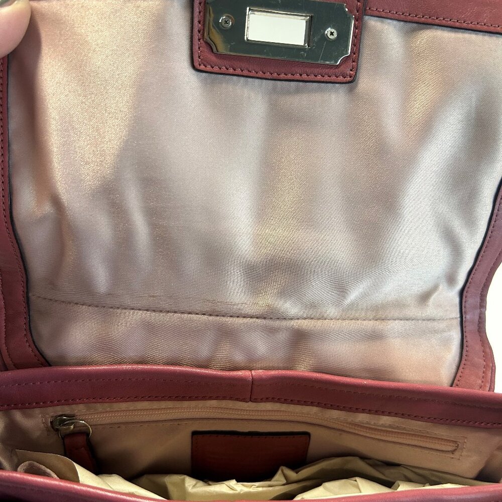 Coach Antique Rose Chelsea Adjustable Chain Purse with Scarf Included - Picture 8 of 11